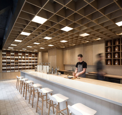 加拿大傳統(tǒng)茶樂茶商空間設計 |Design by leckiestudio